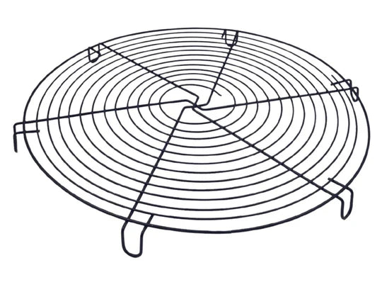 Round Black Plasted Grill 30 cm