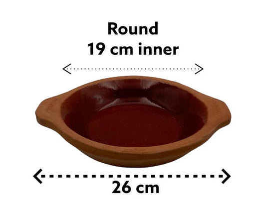 Round Clay Egg Pan 25 cm