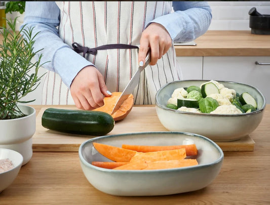 Dosthoff Gray Deep Oval Bowl 23.5 cm - Oven Safe!