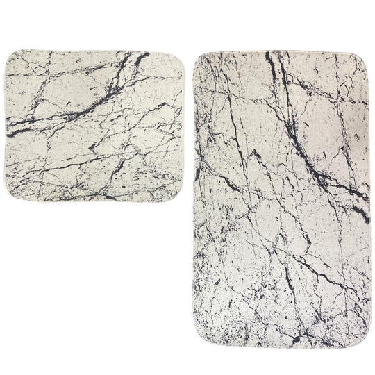 Set of 2 Thin Anti Skid Water Absorbent Mats