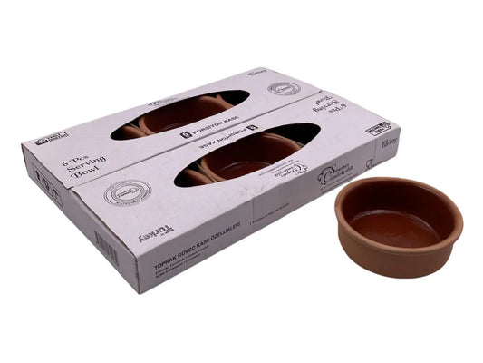 Set of 6 Clay Bowls 11.5 x 4 cm