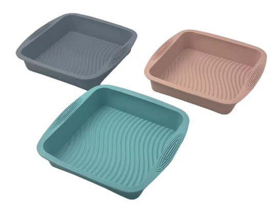 Silicone Squared Cake Mold 26.5x24.5x5.5cm