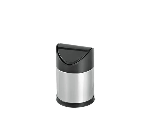 Small Stainless Steel bin with Swing Top