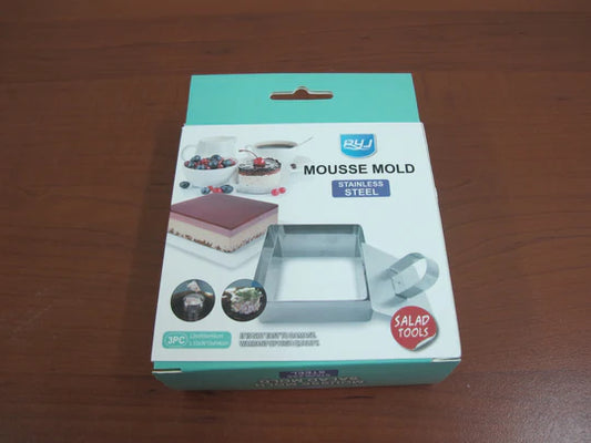 Square Cake Rings with Cover