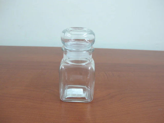 Squared Glass Jar