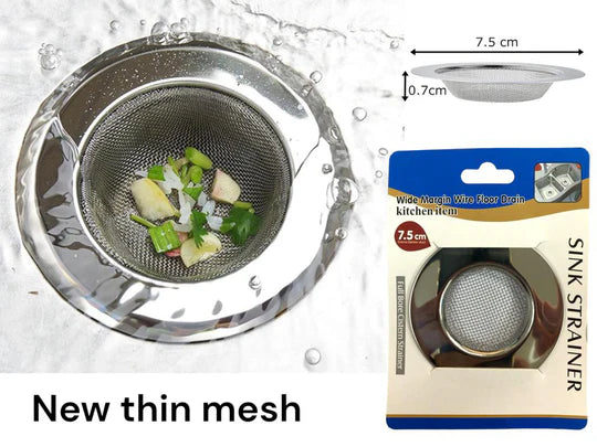 Stainless Steel Sink Strainer with fine mesh