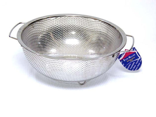 Stainless Steel punching colander; 25.5 cm