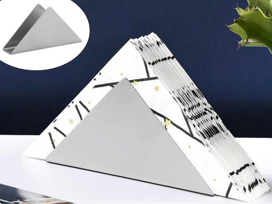 Tissue Holder Stainless Steel Triangle Shape