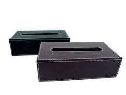 Leather Tissue Box