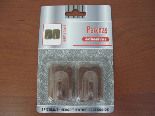 Walnut Adhesive hanger 2 units