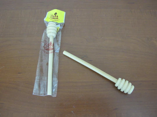Wooden Honey Dipper X2; 16 cm