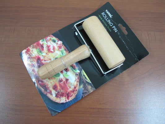 Wooden Rolling Pin with Wooden Handle