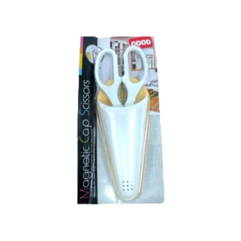 Kitchen scissors with magnetic base