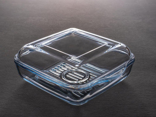 Squared Oven Tray Grill Base with cover 24 cm