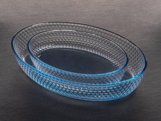 Dotted Oval Oven Tray Set of 2