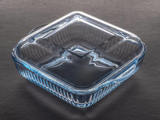 Squared Oven Tray Line Design with cover 24 cm