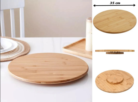 Bamboo Lazy Susan 35 cm