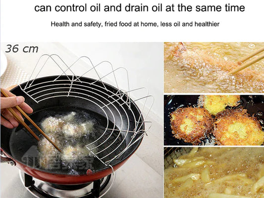 stainless steel Stand for deep fryers 36 cm